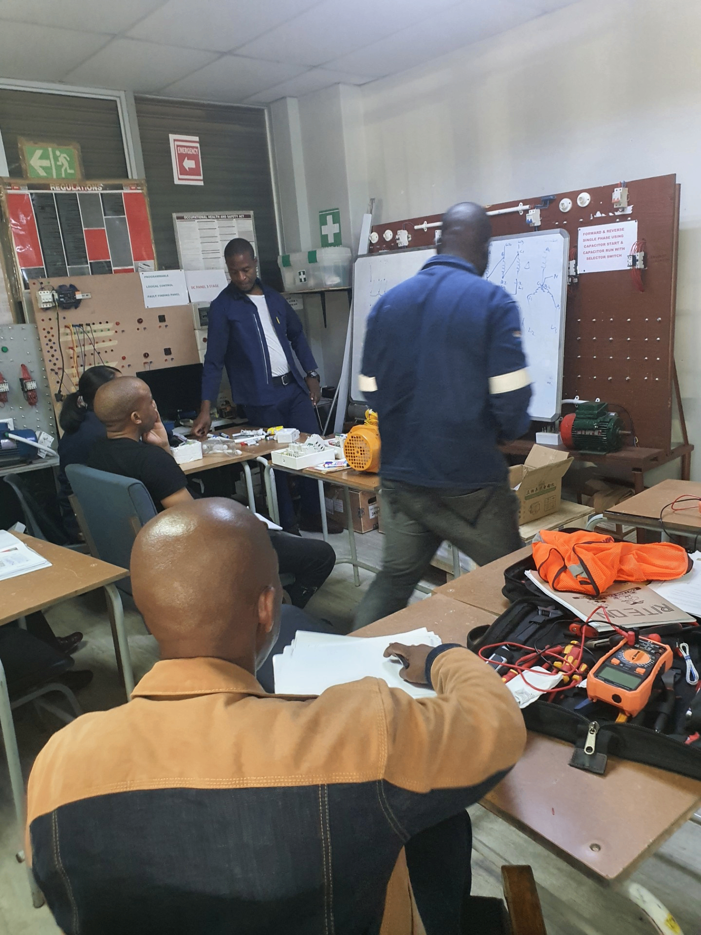 Workshop fault-finding session