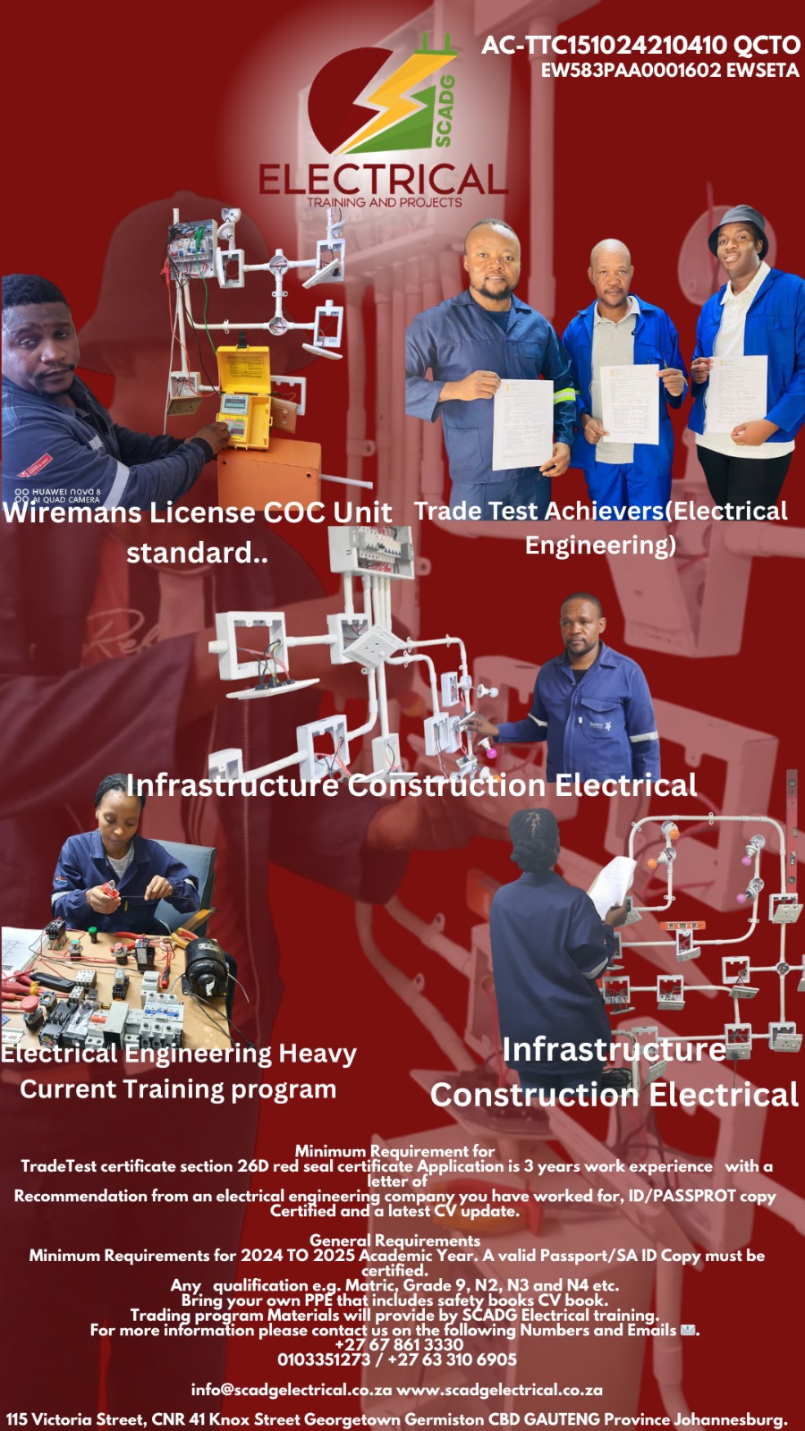 SCADG students in training