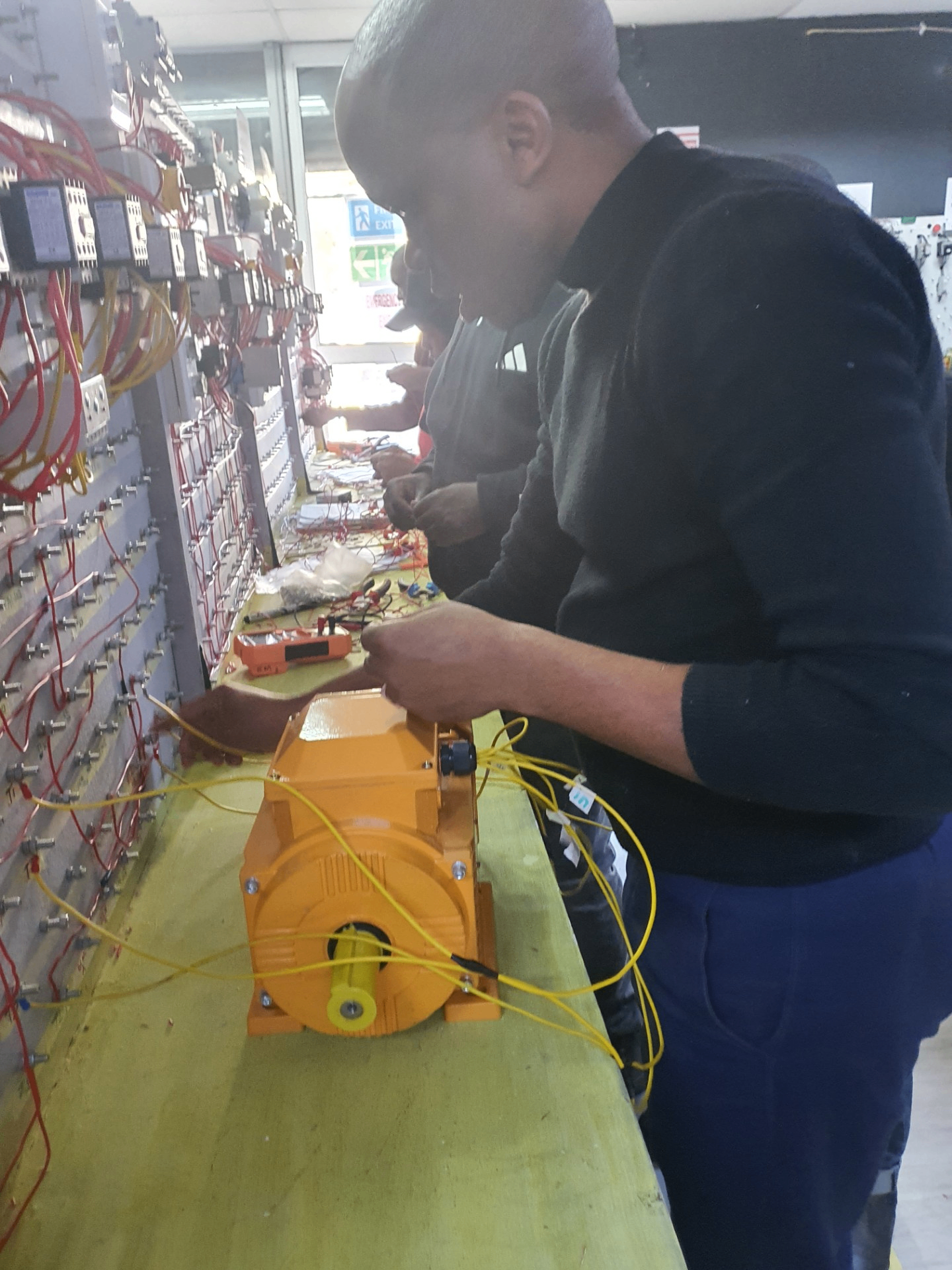 Three-phase motor wiring practical